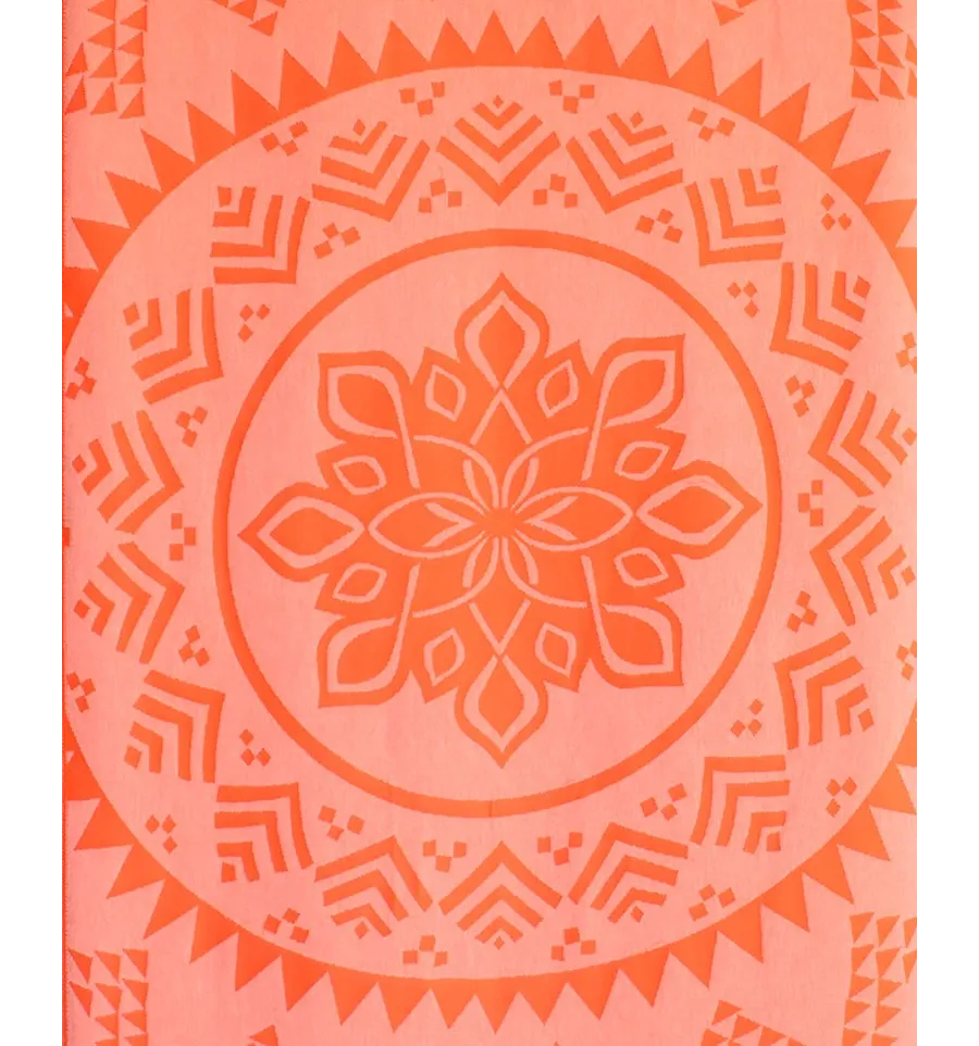 Fouta bohémian orange