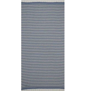 Fouta zigzag bleu électrique 2