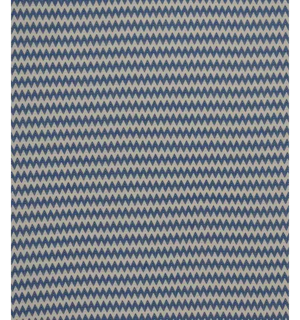 Fouta zigzag bleu électrique 