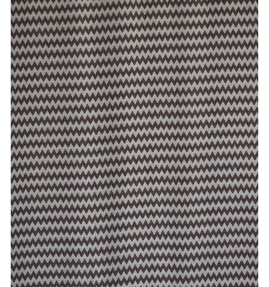 Fouta zigzag marron 