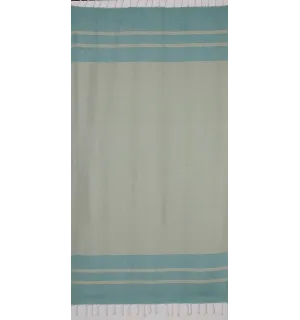 Fouta Chevron vert clair et vert 2