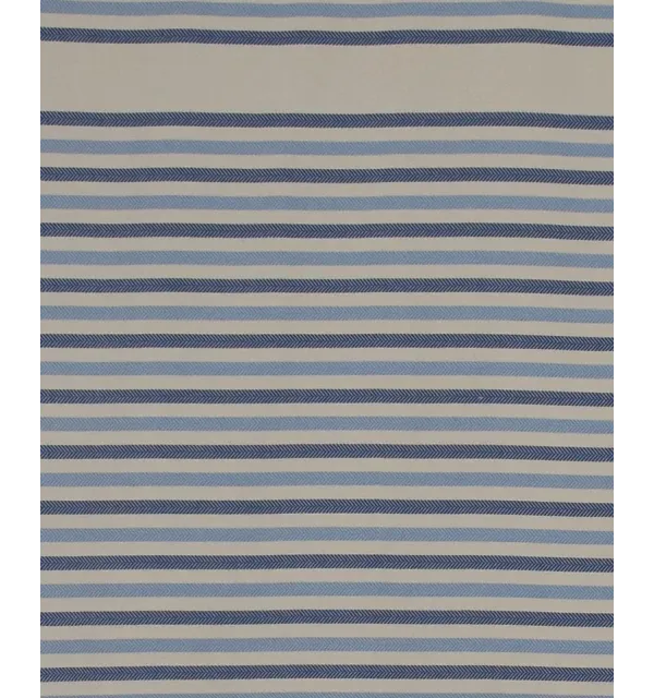 Fouta Chevron blanc crème, bleu ciel et bleu foncé 