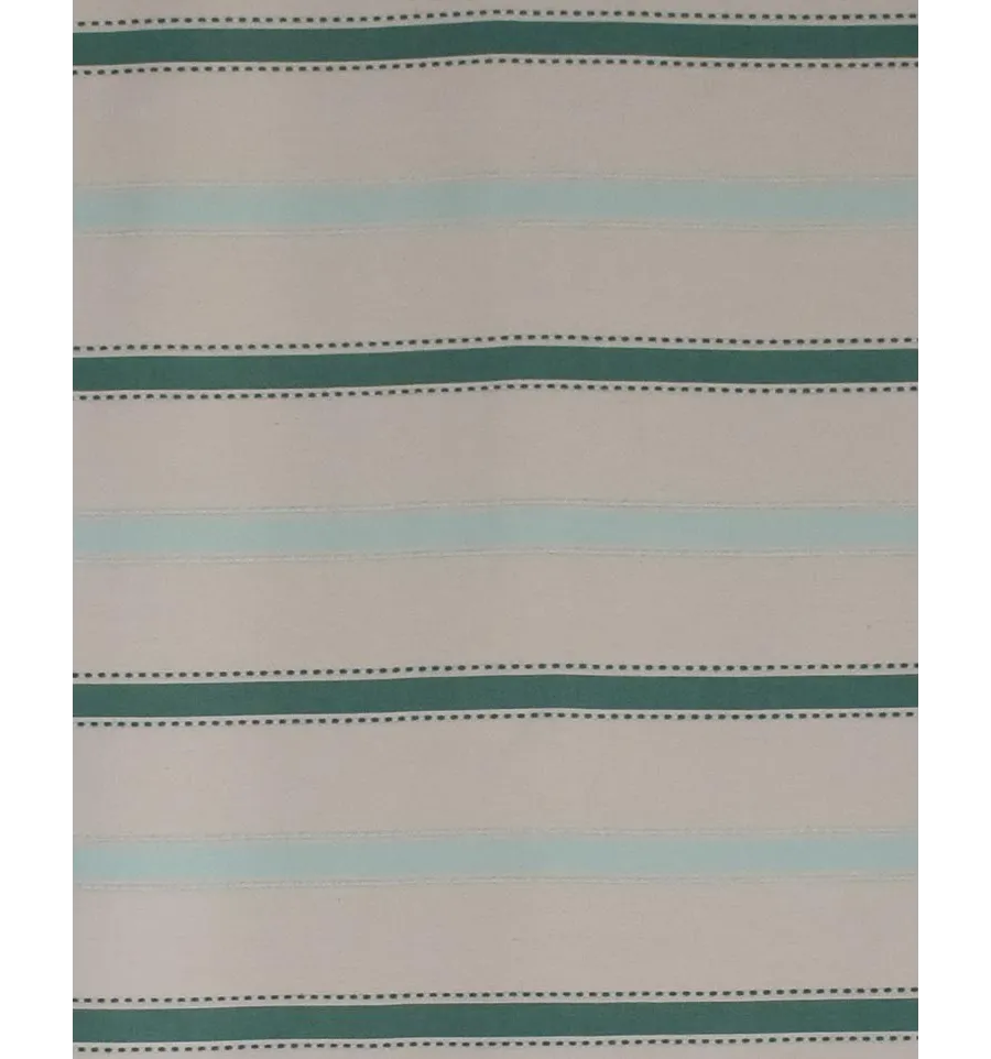 Fouta arabesque blanc crème, vert et turquoise 