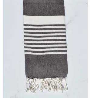 Fouta arthur sépia 
