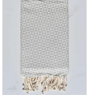 Fouta papillon gris apus 