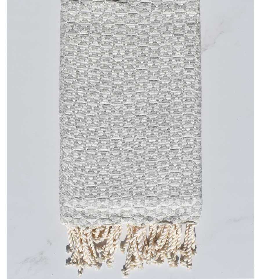 Fouta papillon gris apus