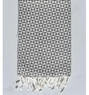 Fouta papillon grège 