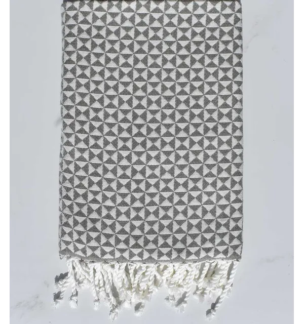 Fouta papillon grège 