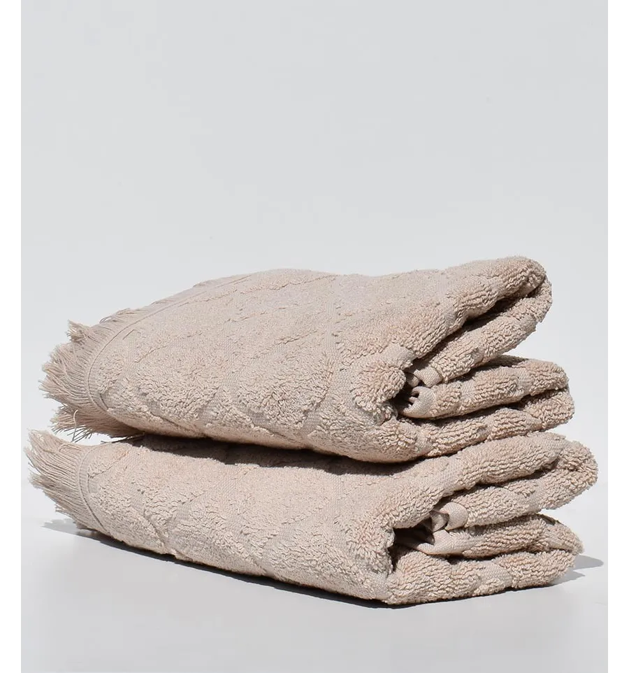 Serviette invité ELYSSA beige 