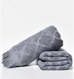 Serviette invité ELYSSA gris 2