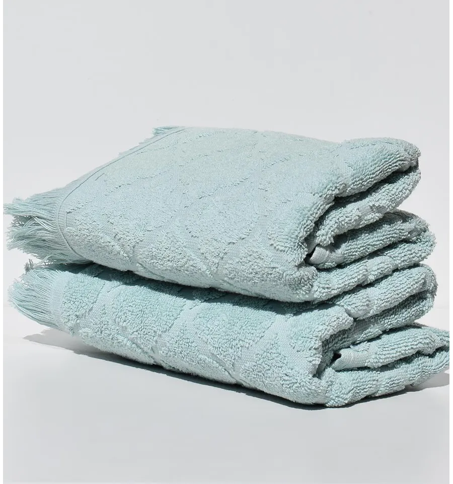 Serviette invité ELYSSA  vert