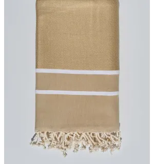 Chevron beige sépia 