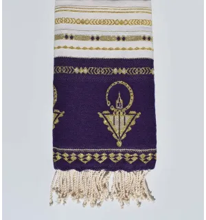 Fouta khlela mauve bizantium 