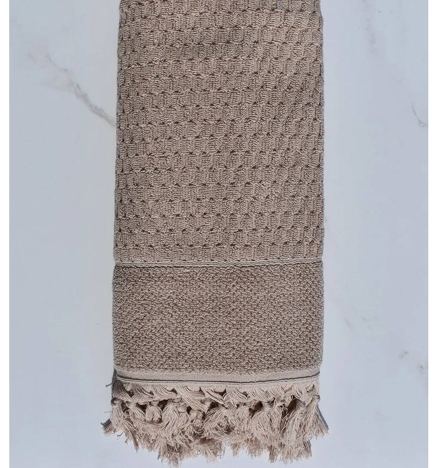 Serviette de bain  HAMILCAR beige foncé