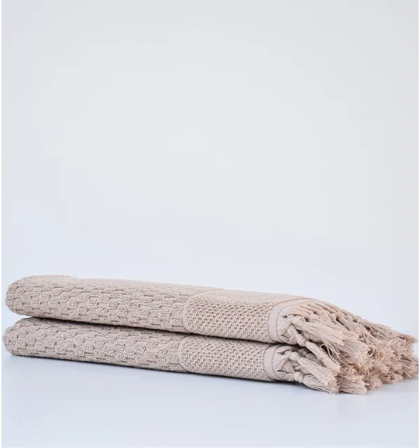 Serviette de bain HAMILCAR beige foncé 