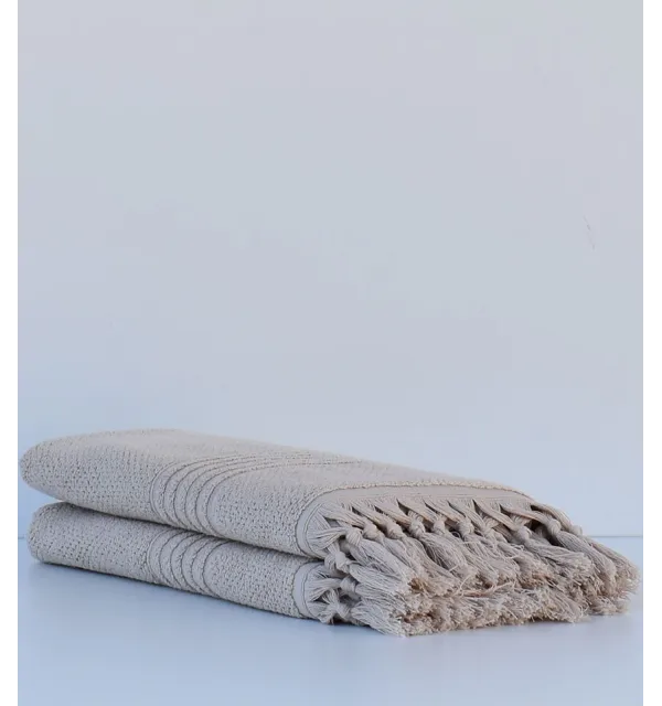 Serviette de bain HANNABAL beige 