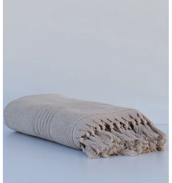 Serviette de bain HANNABAL beige 