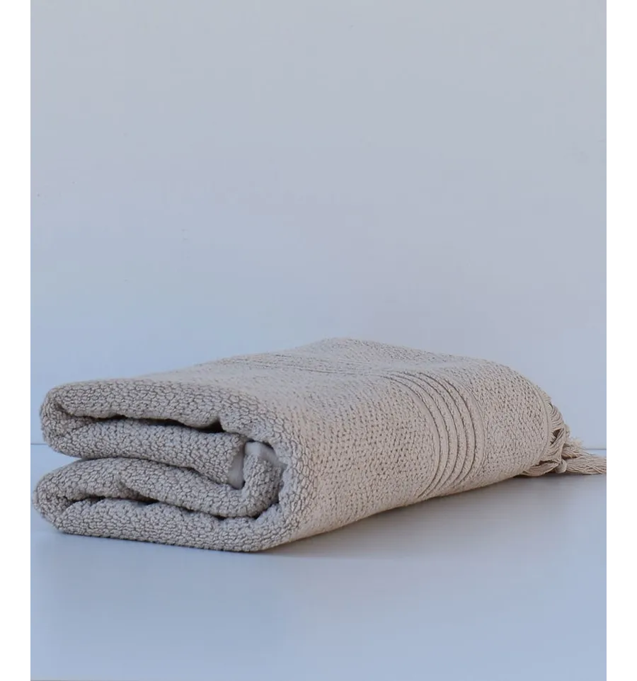 Serviette de bain HANNABAL beige 