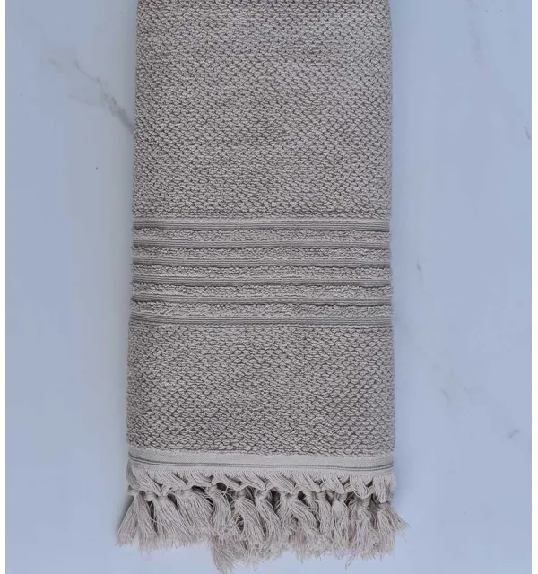 Serviette de bain HANNABAL beige 