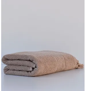 Serviette de bain HANNABAL beige foncé 2