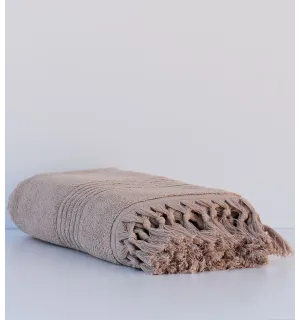 Serviette de bain  HANNABAL beige foncé