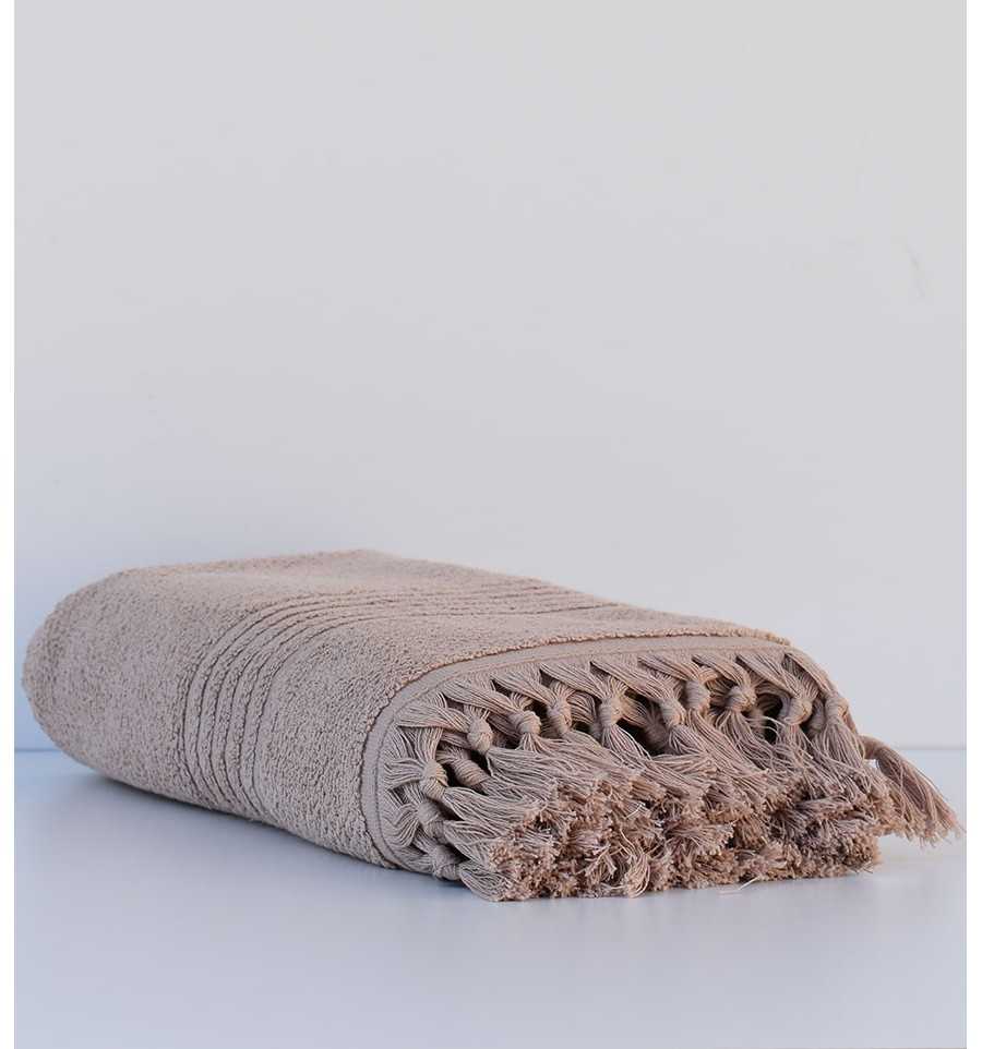 Serviette de bain HANNIBAL beige foncé