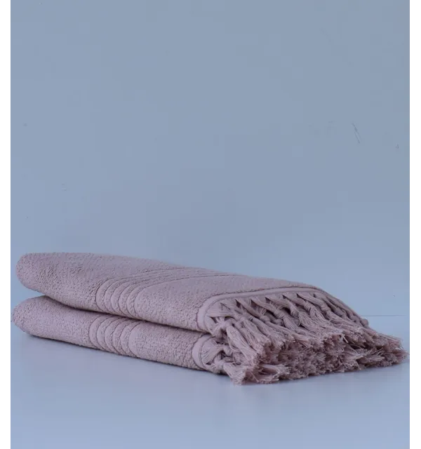 Serviette de bain LYNN saumon 