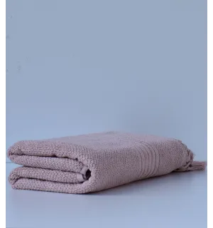 Serviette de bain LYNN saumon 2