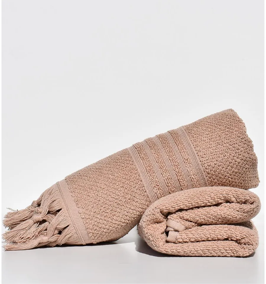 serviette invité HANNIBAL beige foncé