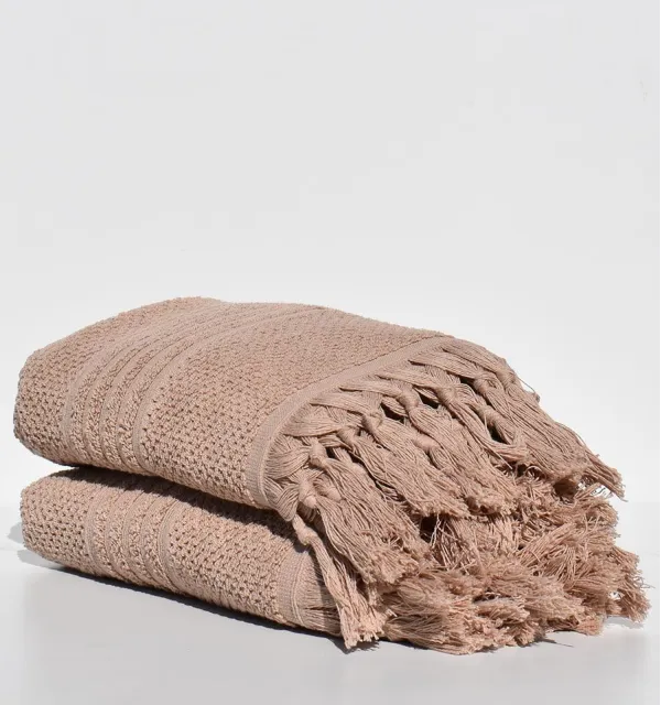 serviette invité HANNIBAL beige foncé 