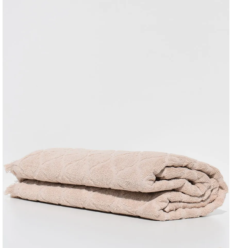 Draps de bain Elyssa beige 