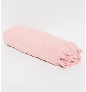 Draps de bain Elyssa saumon 