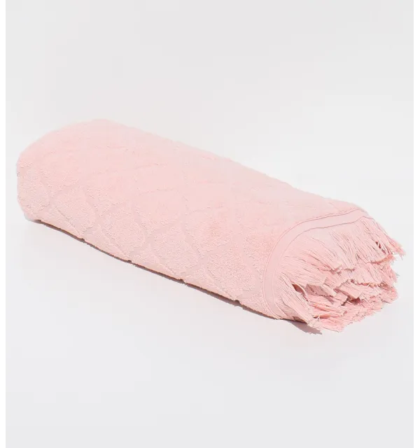 Draps de bain Elyssa saumon 