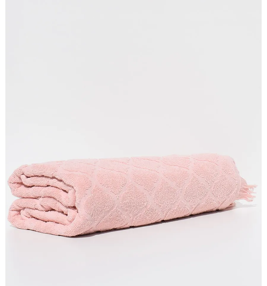 Draps de bain  Elyssa saumon 