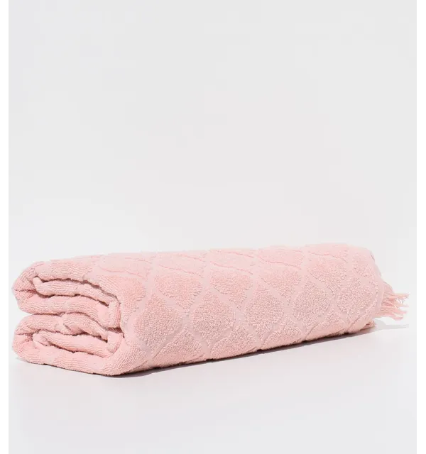 Draps de bain Elyssa saumon 