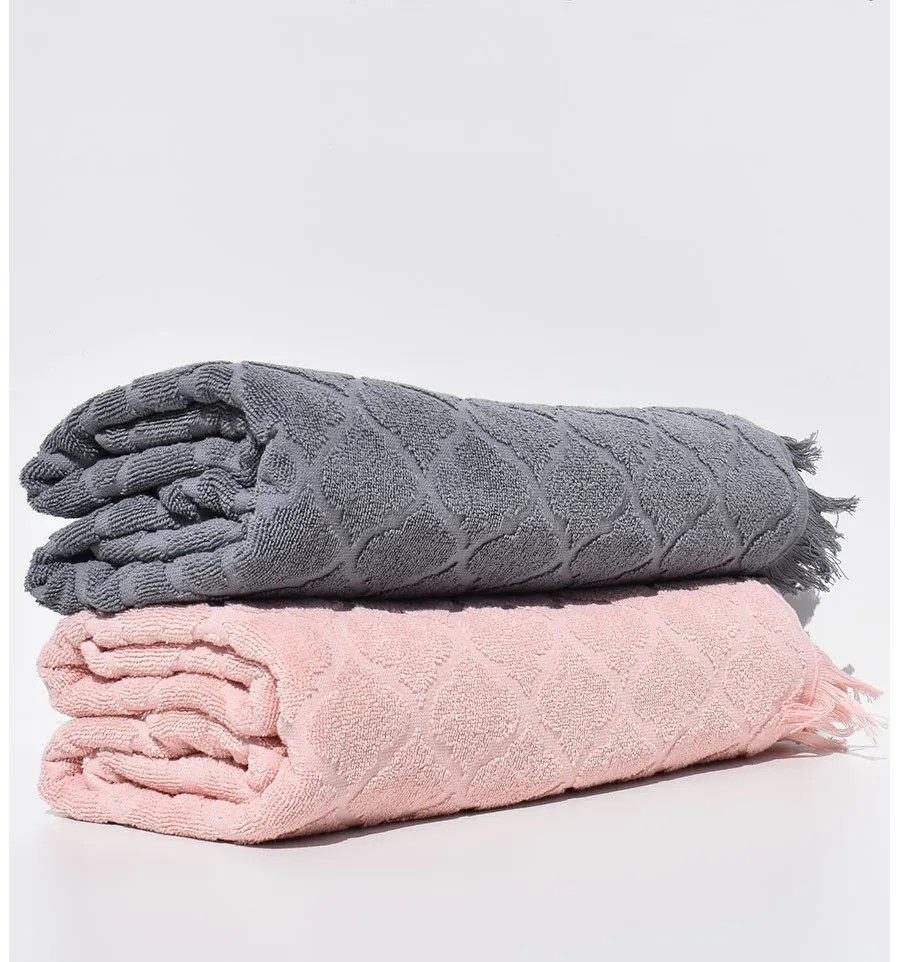 Draps de bain  Elyssa saumon 
