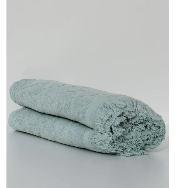 Drap de bain Elyssa vert 