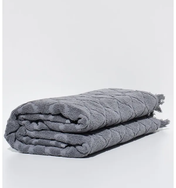 Draps de bain Elyssa gris 