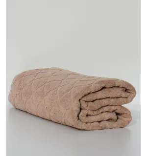 Draps de bain Elyssa beige foncé 