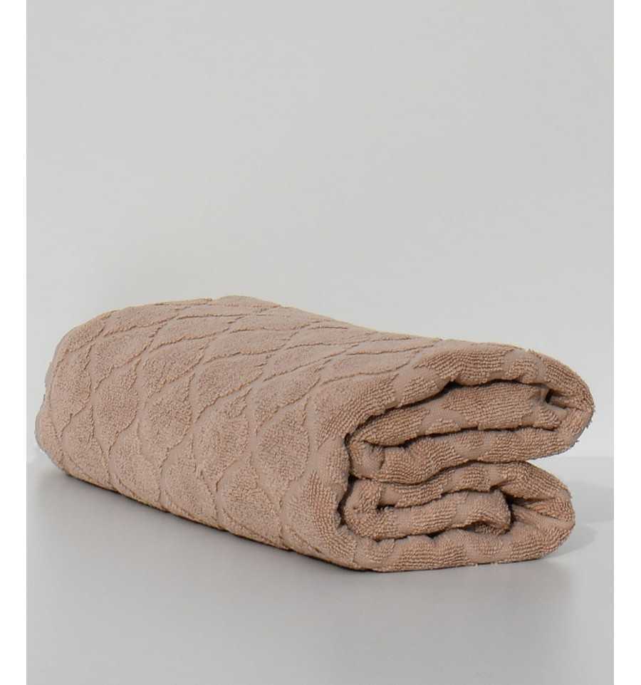 Drap de bain Elyssa beige foncé