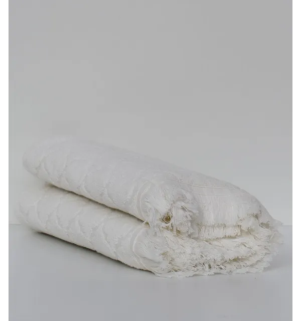 Drap de bain Elyssa écru 