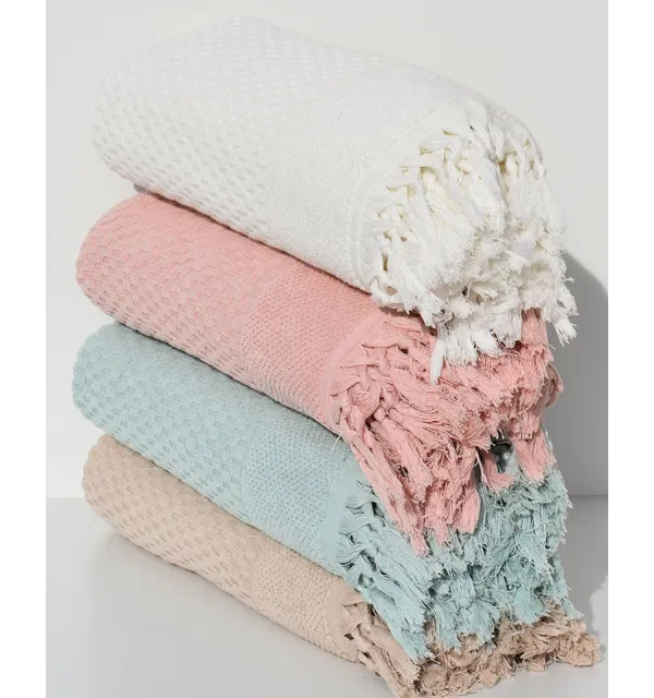 Draps de bain HAMILCAR saumon 