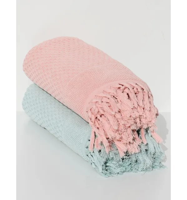 Draps de bain HAMILCAR saumon 