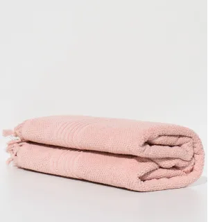 Draps de bain HANNABAL saumon 2