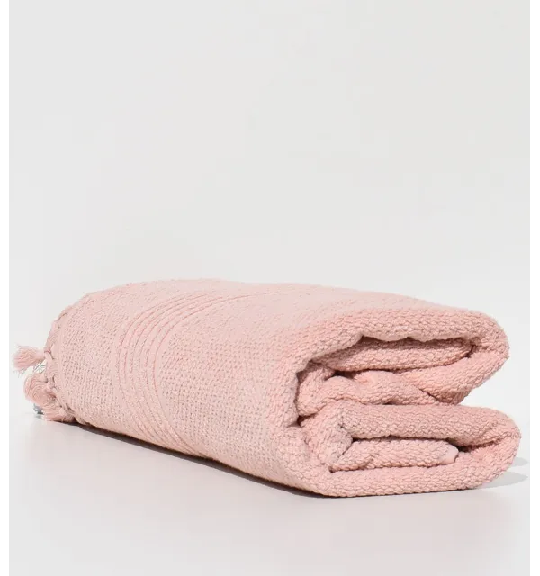 Draps de bain HANNABAL saumon 