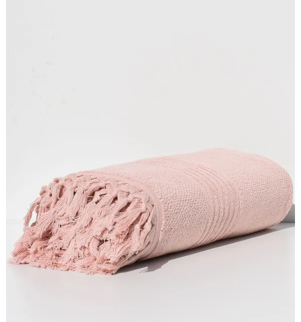 Draps de bain HANNABAL saumon 
