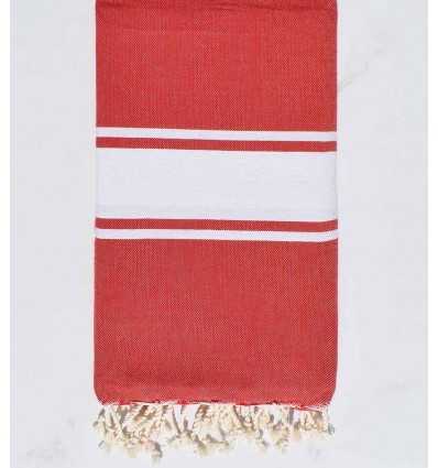 Fouta rouge