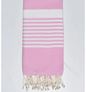 Fouta arthur rose bonbon clair 