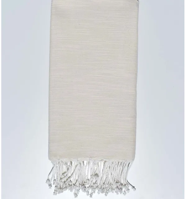 Jeté flammé blanche 2m*3m 