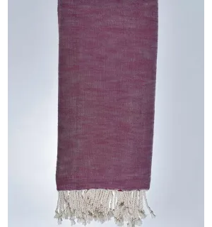 Jeté flammé prune 270*200cm 